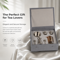 Premium Titanium Tea & Bar Set – Complete Set with Ashtray for Elegant Entertaining